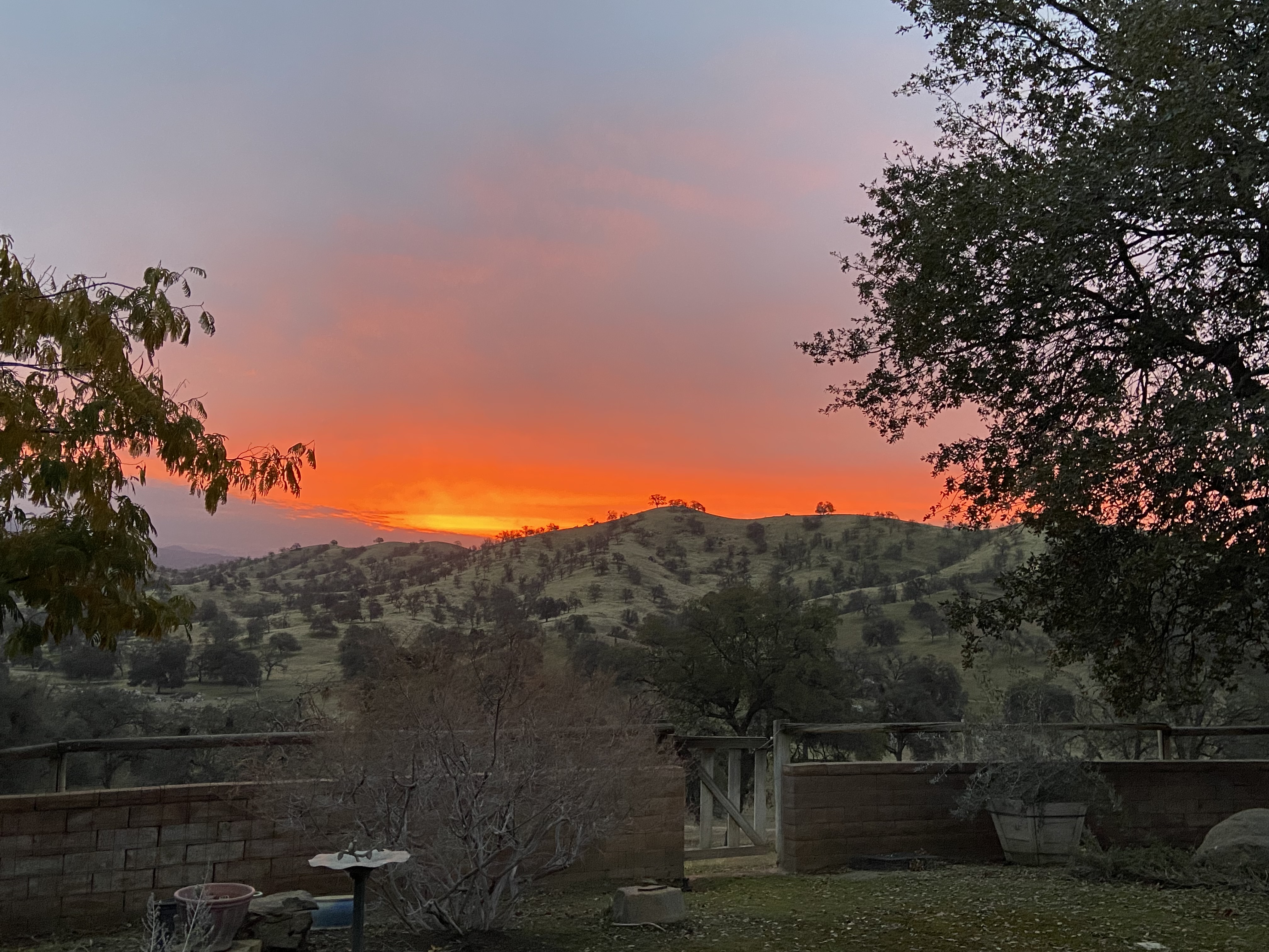 Sunrise at the ranch
